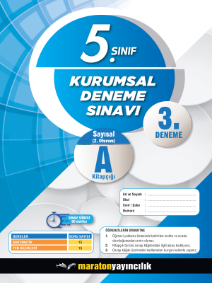 5. Sınıf Kurumsal Deneme 3 - Sayısal
