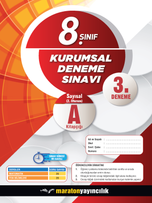 8. Sınıf Kurumsal Deneme 3 - Sayısal
