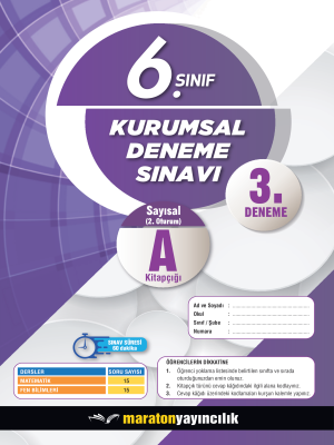 6. Sınıf Kurumsal Deneme 3 - Sayısal